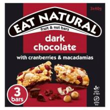 Eat Natural Bars with Cranberries & Macadamias 3 x 45g