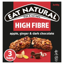 Eat Natural Gluten Free Apple, Ginger, Dark Chocolate Bars 3 x 45g