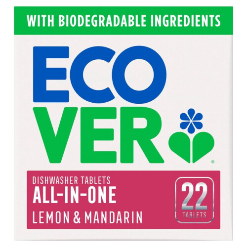 Ecover Ecover All-In-One Dishwasher Tablets (22) - Pack of 6