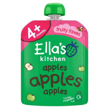 Ella'S Kitchen Apples Apples Apples Super Smooth Puree Stage 1 From 4 Months 70G