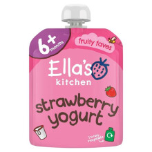 Ella's Kitchen Organic Greek Yoghurt & Strawberry 90g