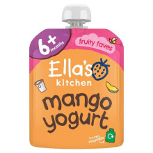 Ella's Kitchen Organic Mango Yummy Yoghurt Greek Style 6mth+ (90g) - Pack of 2