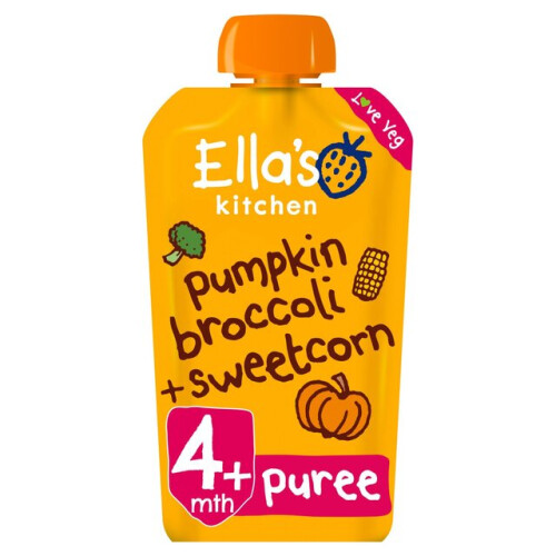 Ella's Kitchen S/Corn, Pumpkin And Broccoli 120G