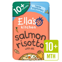 Ella's Kitchen Scrummy Salmon Risotto with a Sprinkle of Cheese 10mth+ (190g)