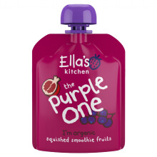 Ella's Kitchen the Purple One Organic Squished Smoothie Fruits (90g) - Pack of 6