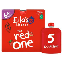 Ella's Kitchen the Red One Organic Squished Smoothie Fruits (5x90g) - Pack of 2
