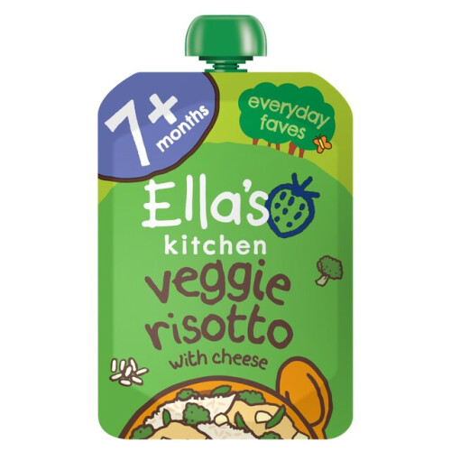 Ella's Kitchen Veggie Risotto with Cheese 130g - Pack of 2