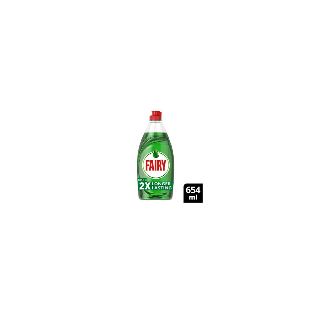 Fairy Original Washing Up Liquid (654Ml) - Pack Of 2
