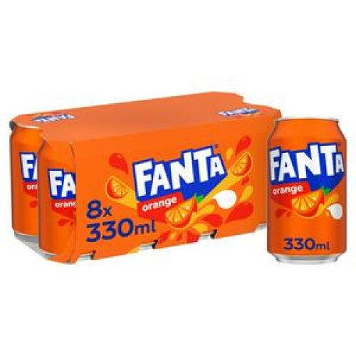 Fanta Fanta Orange (8x330ml) - Pack of 2