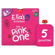 Ella's Kitchen the Pink One Organic Squished Smoothie Fruits (5x90g) - Pack of 2