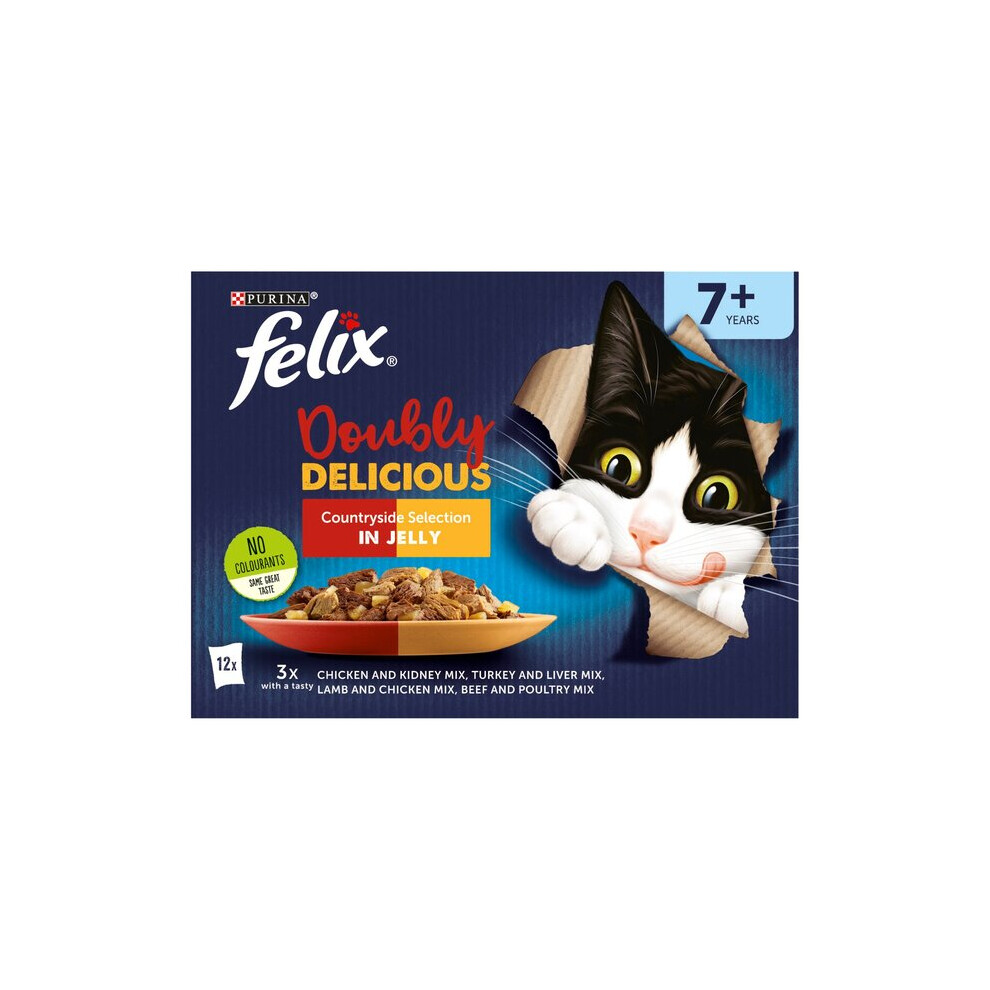 Felix As Good As It Looks Doubly Delicious Meat In Jelly - Pouch (12X85g)
