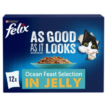 Felix As Good as It Looks Ocean Feast in Jelly - Pouch (24x85g)