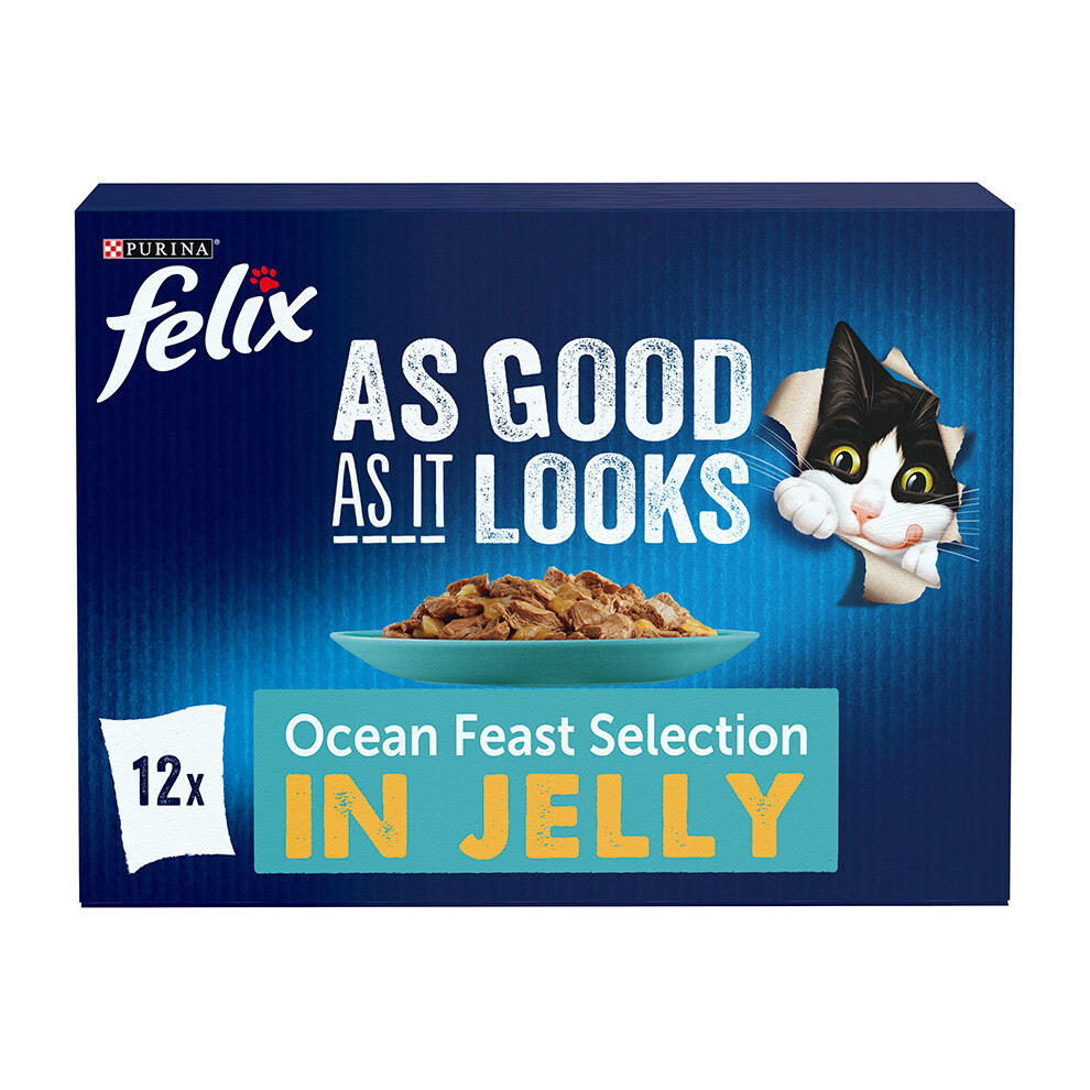Felix As Good As It Looks Ocean Feast In Jelly - Pouch (24X85g)