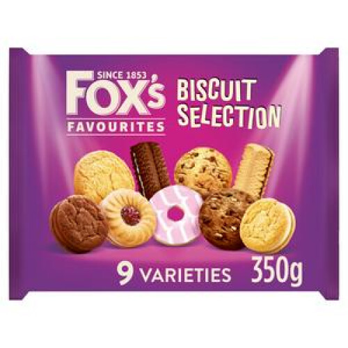 Fox's Favourites Biscuits 350g (Pack of 4)