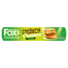Fox's Ginger Crunch Creams Biscuits 200G