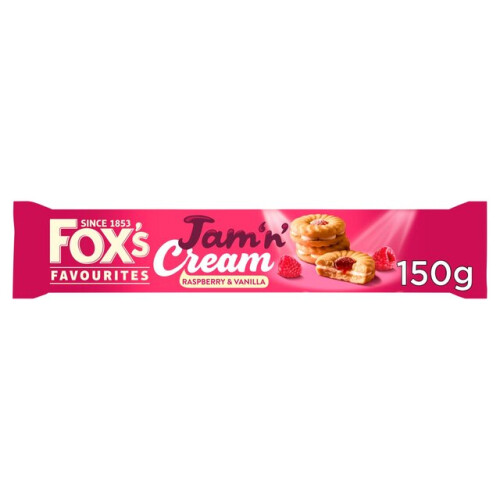 Fox's Jam n' Cream (150g) - Pack of 6