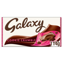 Galaxy Cookie Crumble Large Block 114g - (PACK OF 4)