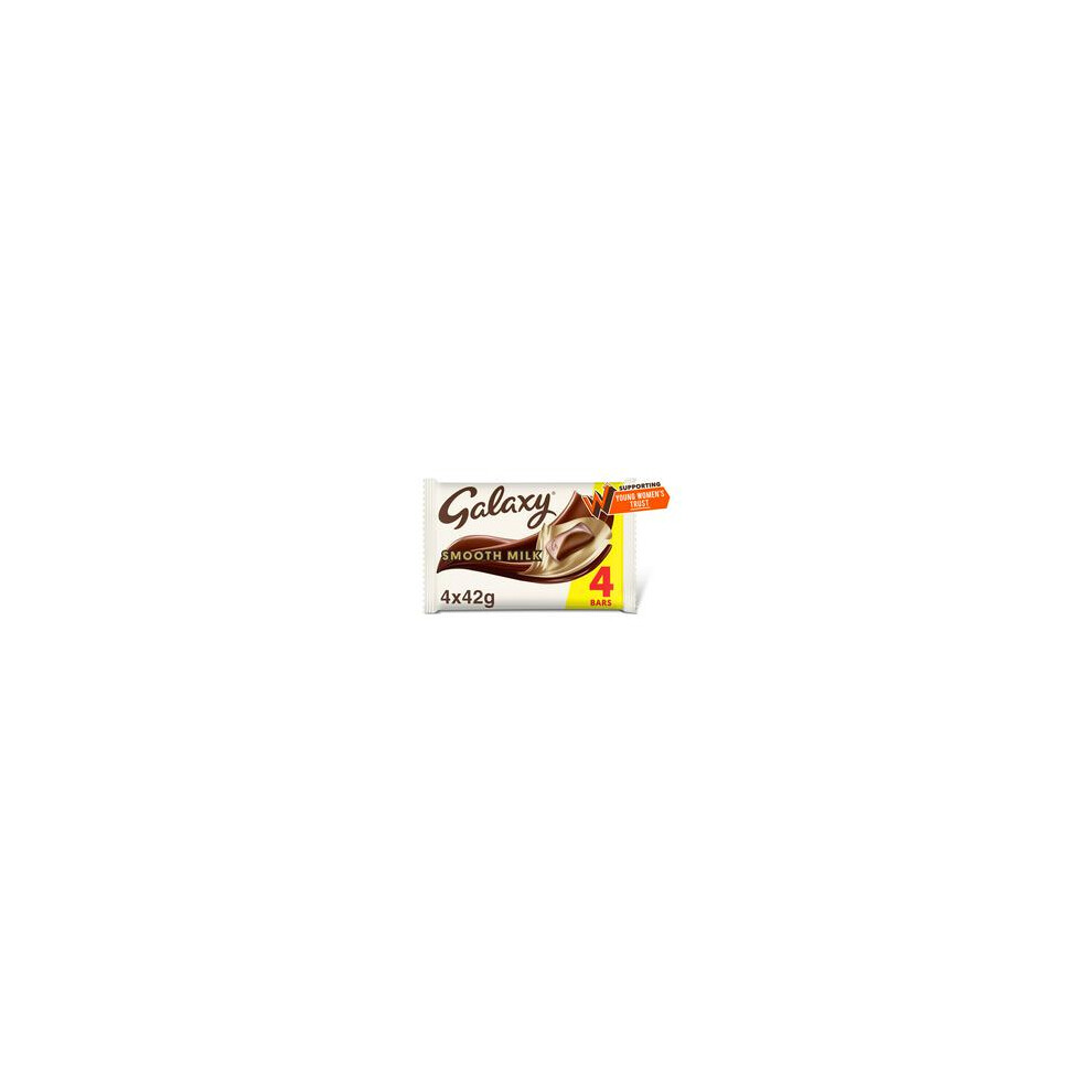 Galaxy Milk Chocolate Bar (4X42g) - Pack Of 2