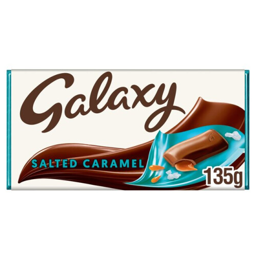 Galaxy Galaxy Salted Caramel 135g (Pack of 2)