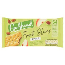 Go Ahead Crispy Fruit Slice Apple & Sultana 4 per pack - Pack of 2