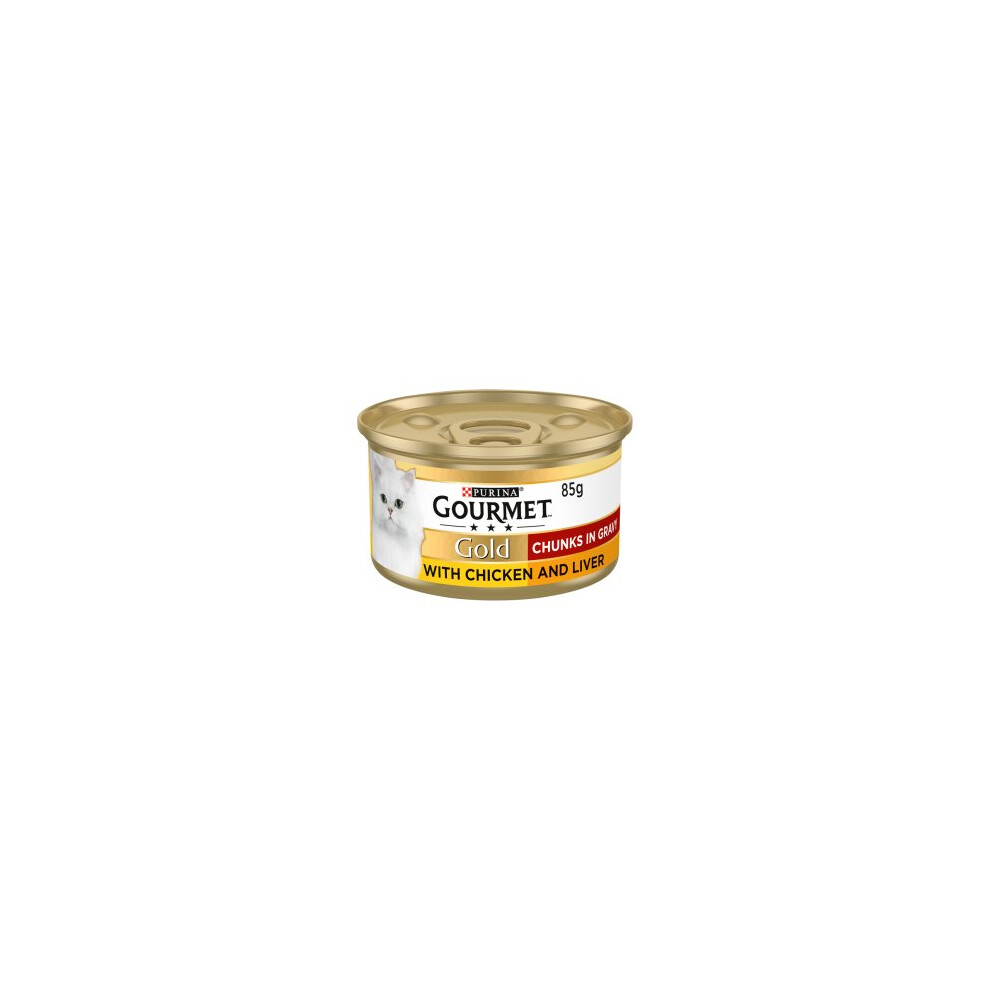 Gourmet Chicken & Liver In Gravy (85G) - Pack Of 2 Gold