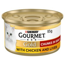 Gourmet Gold Chicken & Liver in Gravy (85g) - Pack of 6