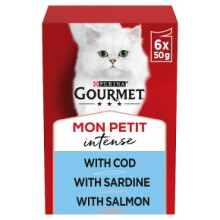 Gourmet Mon Petit Ocean Mixed Variety Pack 6 x 50g (PACK OF 2)