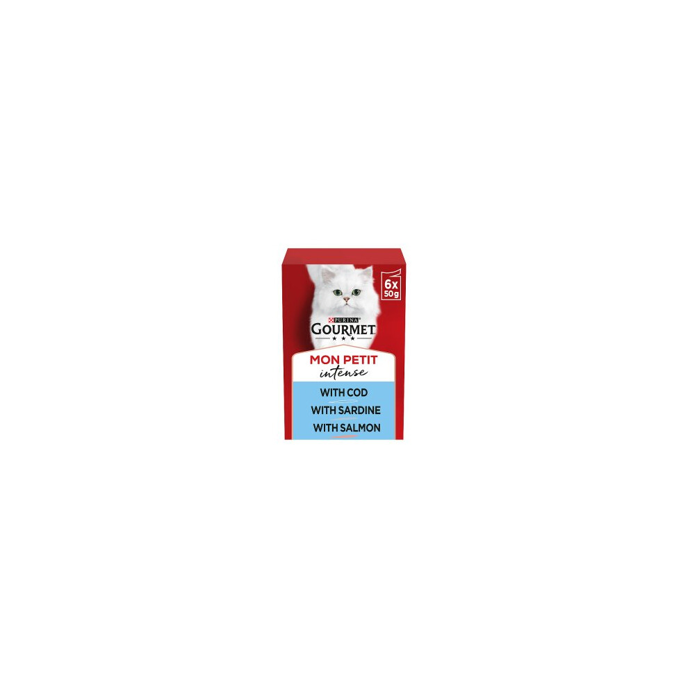 Photos - Cat Food Gourmet Mon Petit Ocean Mixed Variety Pack 6 x 50g  (PACK OF 2)