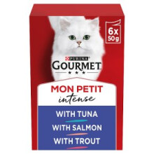 Gourmet Mon Petit Tuna Salmon & Trout 6 x 50g