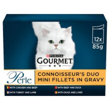 Gourmet Perle Connoisseurs Collection in Gravy 12 x 85g