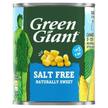 Green Giant Naturally Sweet Sweetcorn No Added Salt or Sugar (198g) - Pack of 6