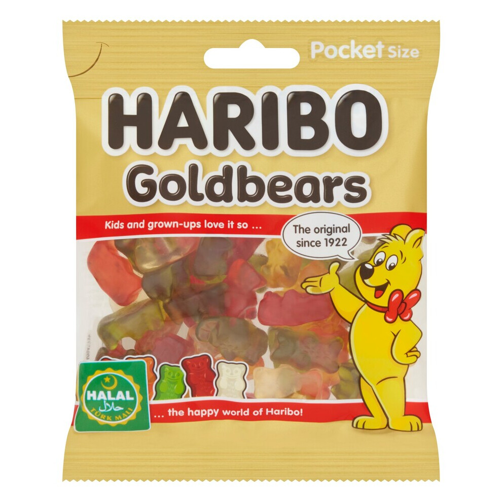 Haribo Halal Goldbears 100G (Pack Of 6)