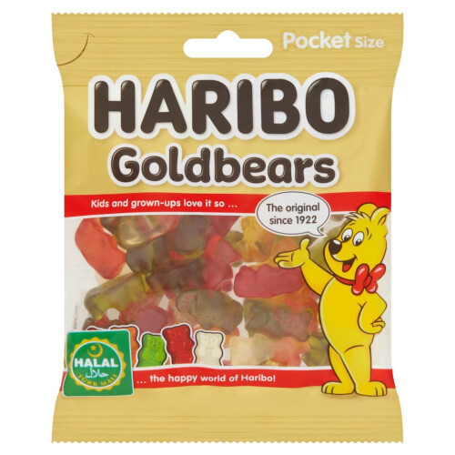 Haribo Haribo Halal Goldbears 100g (Pack of 2)