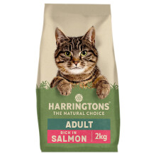 Harringtons Adult Cat Food with Salmon 2kg (Pack of 6)