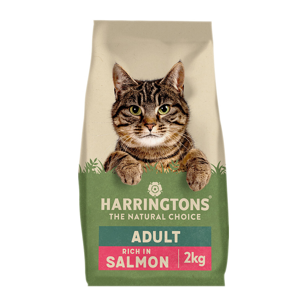 Harringtons Adult Cat Food With 2Kg (Pack Of 6) Salmon