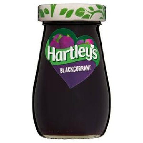 Hartley's Best Blackcurrant Jam (300g) - Pack of 2