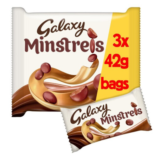 Galaxy Galaxy Minstrels pack 3 x 42g - Pack of 2