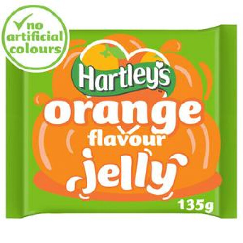 Hartley's Orange Jelly 135g - Pack of 6