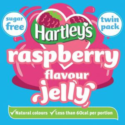Hartley's Sugar Free Raspberry Jelly Crystals 23g - Pack of 2