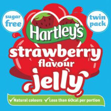 Hartley's Sugar Free Strawberry Jelly Crystals 23g - Pack of 2
