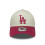 New Era LA Dodgers MLB Side Script Cream 9FORTY Adjustable Cap 2
