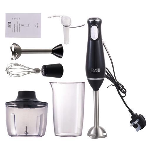 Living And Home 800W 4-in-1 Hand Blender Set