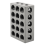 2 st/par 23-håls precisionsblock 25-50-75 mm 6
