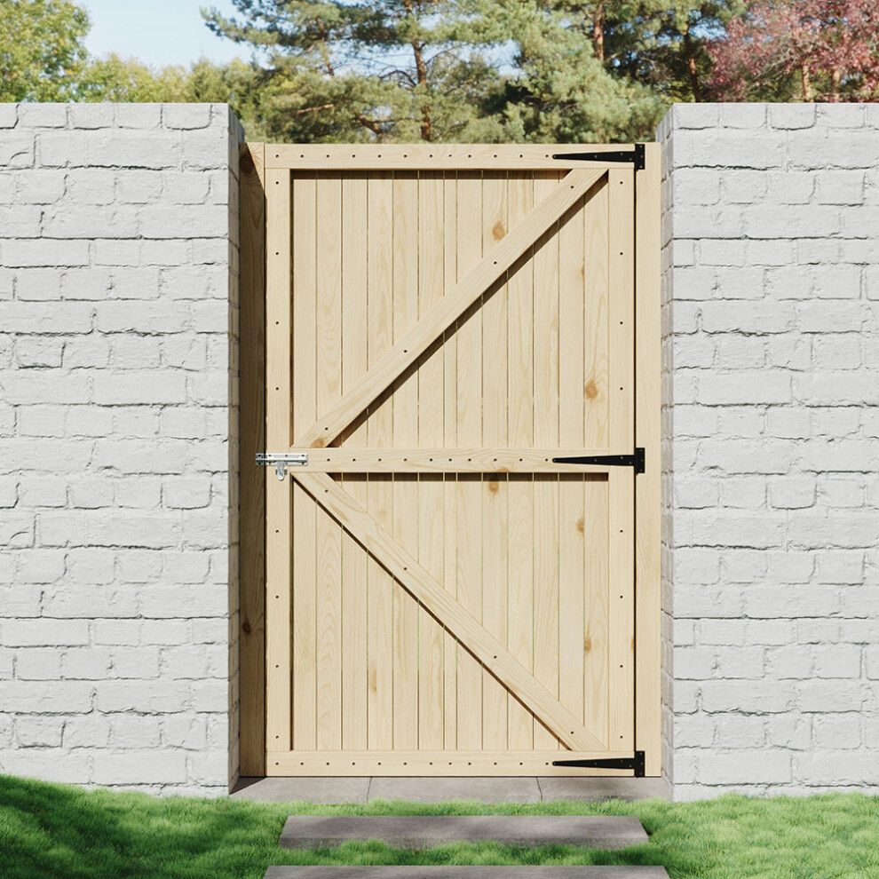 Strong Garden Gate with Latch, 105cm W x 6cm D x 180cm H