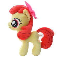 (Apple Bloom) 30CM My Little Pony Twilight Sparkle Rainbow Dash Plush Doll Toy Kids Gift