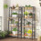 Ladder Bookshelf Tall Industrial Storage Shelf 6