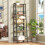 Ladder Bookshelf Freestanding Storage Organiser 9