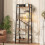 Ladder Bookshelf Tall Industrial Storage Shelf 9