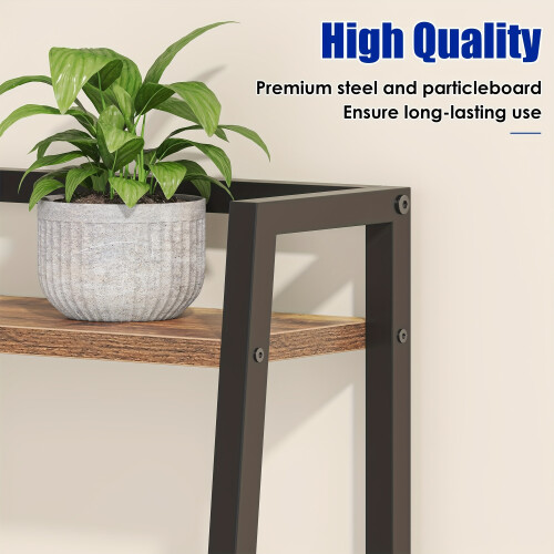 Ladder Bookshelf Freestanding Storage Organiser 2