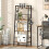 Ladder Bookshelf Tall Industrial Storage Shelf 8